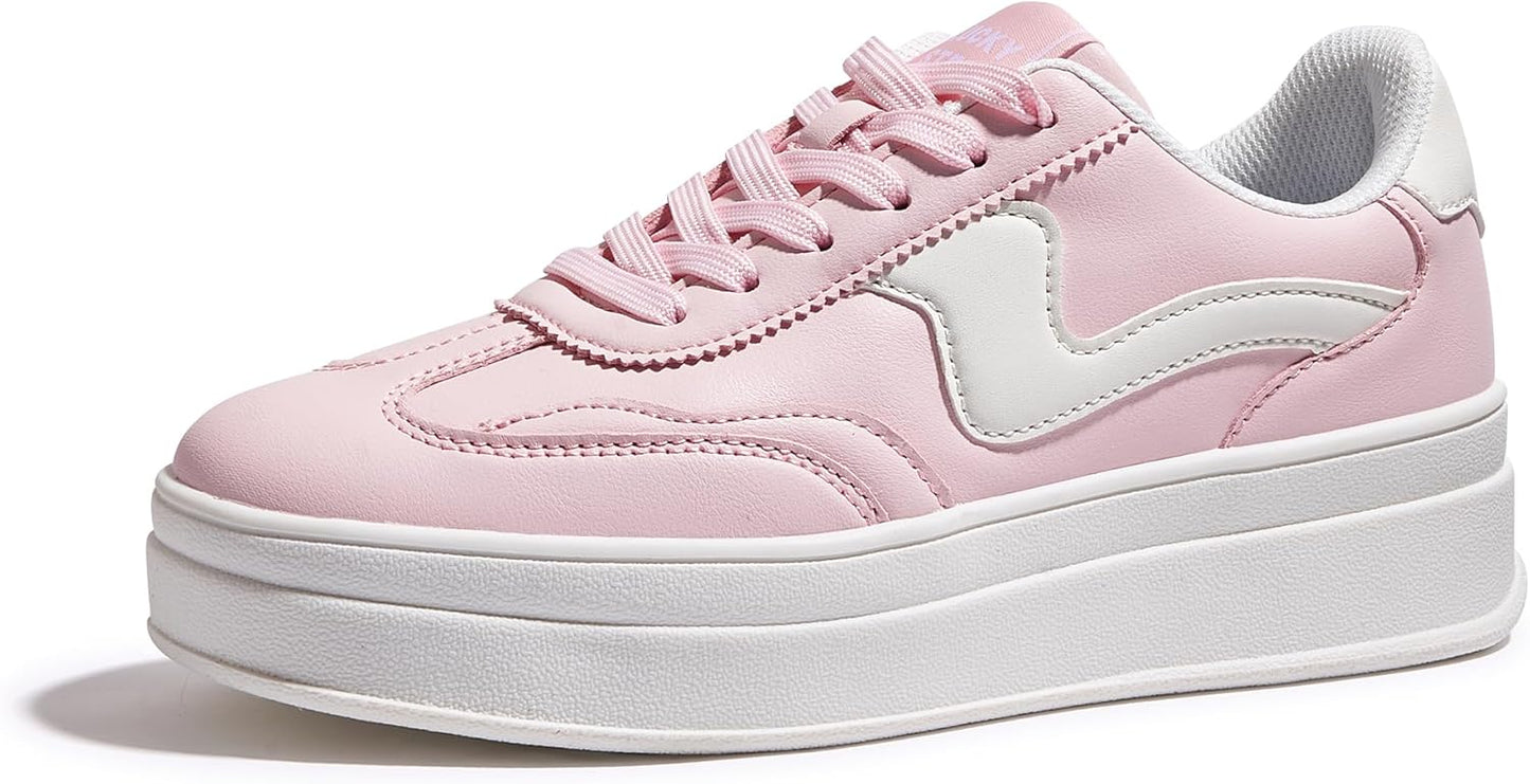 LUCKY STEP Women's Platform Fashion Sneakers for Casual Style