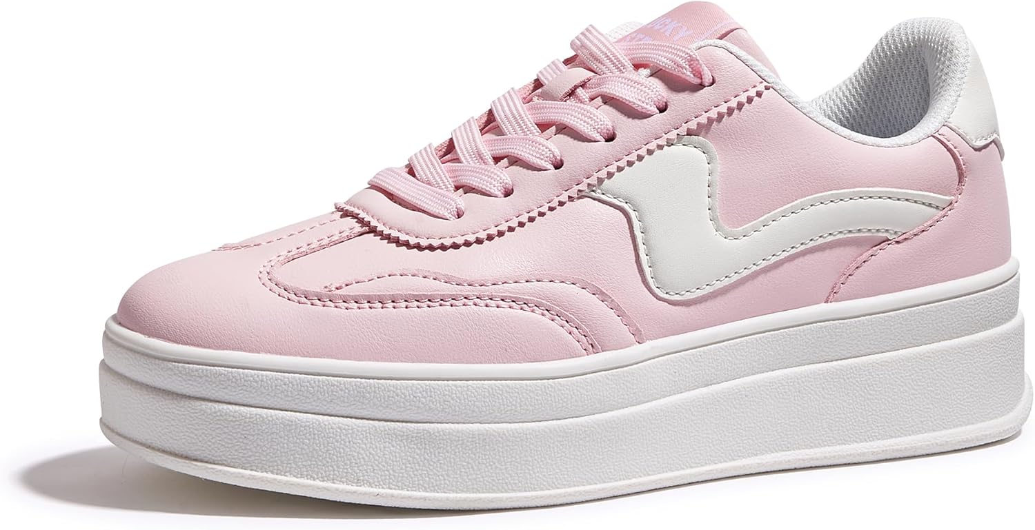 LUCKY STEP Women's Platform Fashion Sneakers for Casual Style