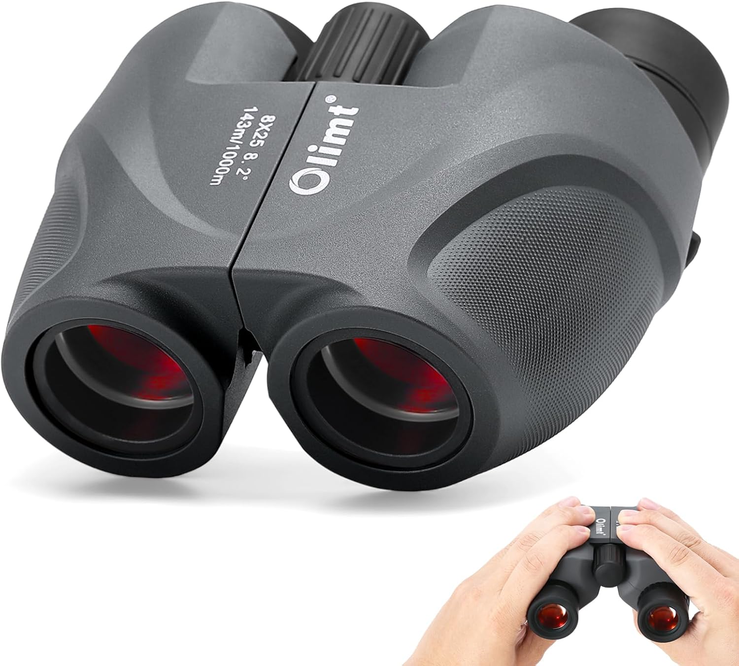 8x25 Compact Binoculars for Bird Watching and Outdoor Travel