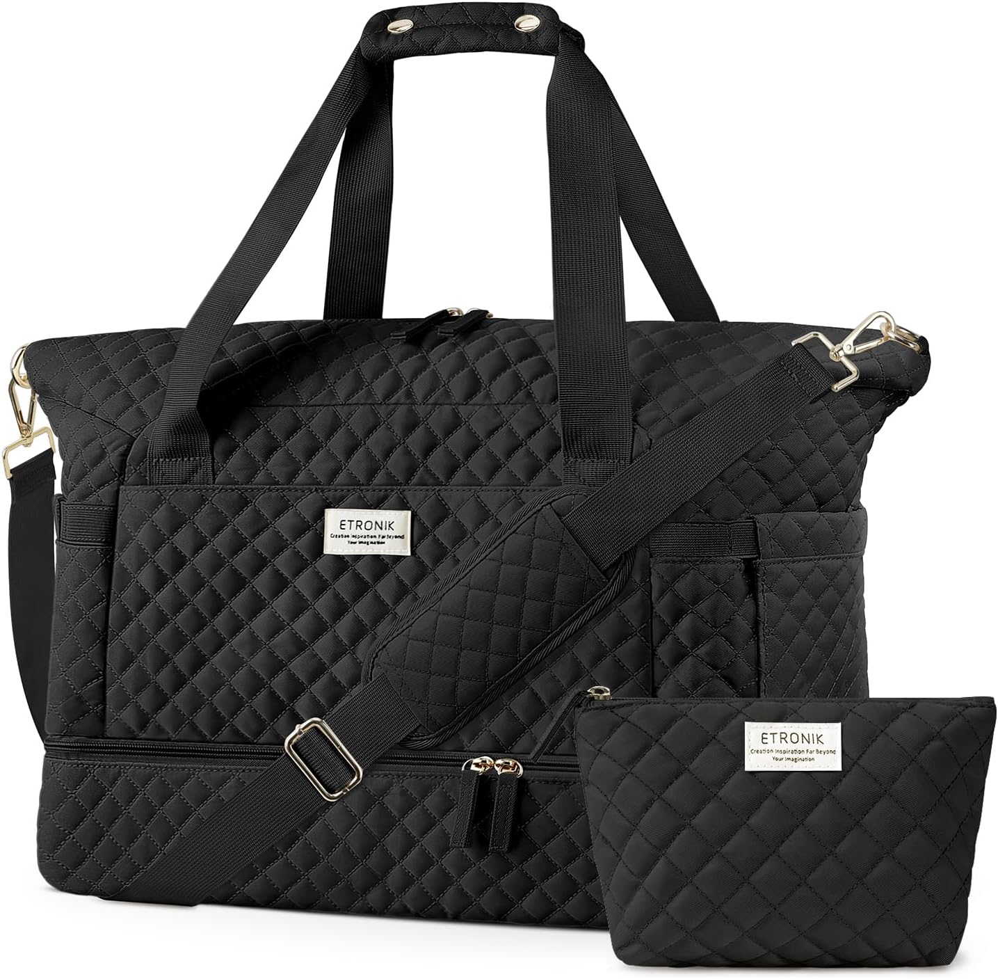 ETRONIK Travel Bag for Women - Stylish Weekender Duffel Bag