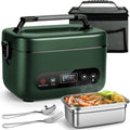 1.2L Cordless Electric Lunch Box - 5-Sided Heating, Portable Food