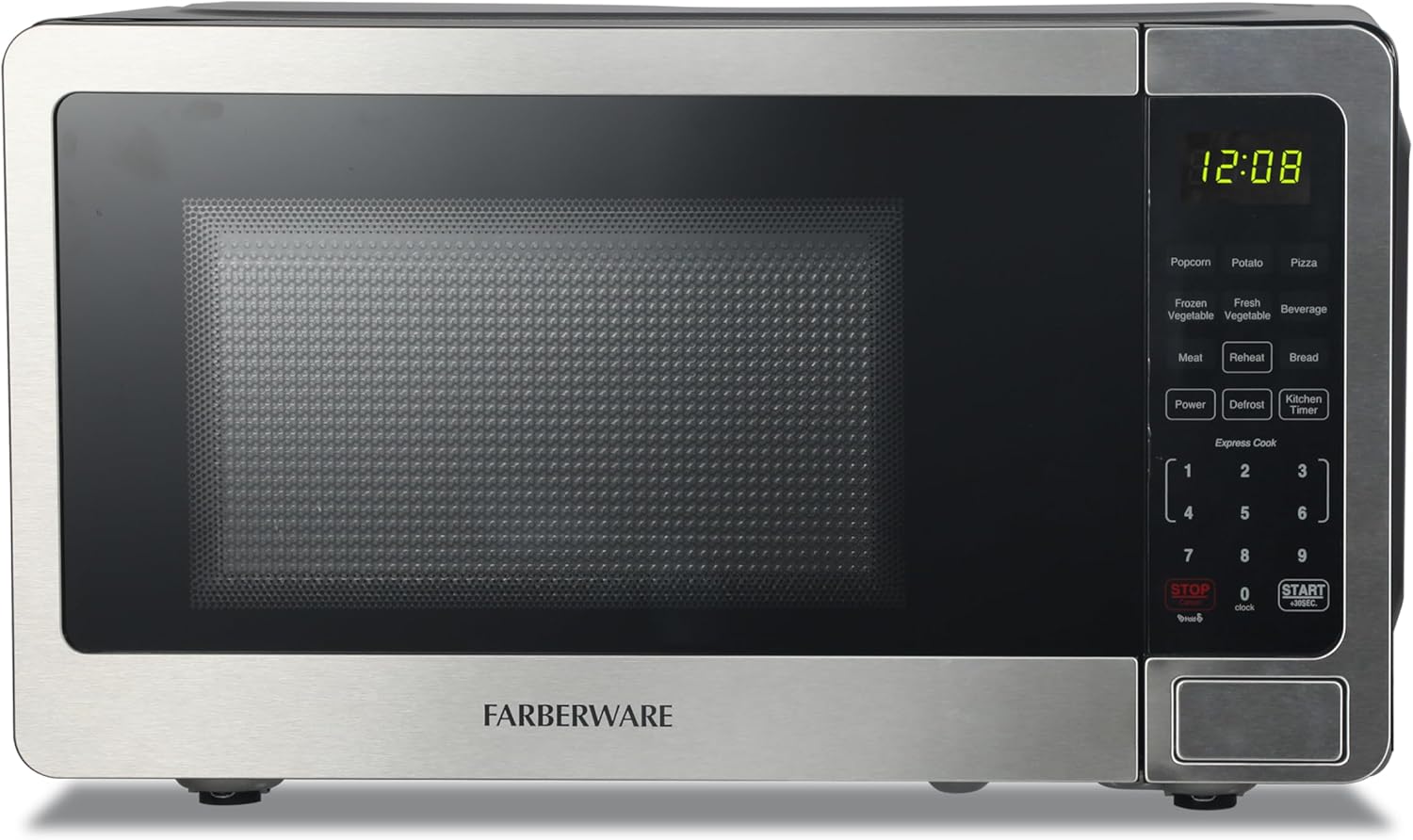 Compact 0.7 Cu. Ft Stainless Steel Microwave for Efficient Cooking