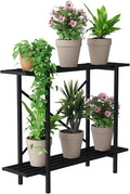Sturdy 2 Tier Metal Plant Stand for Indoor and Outdoor Use