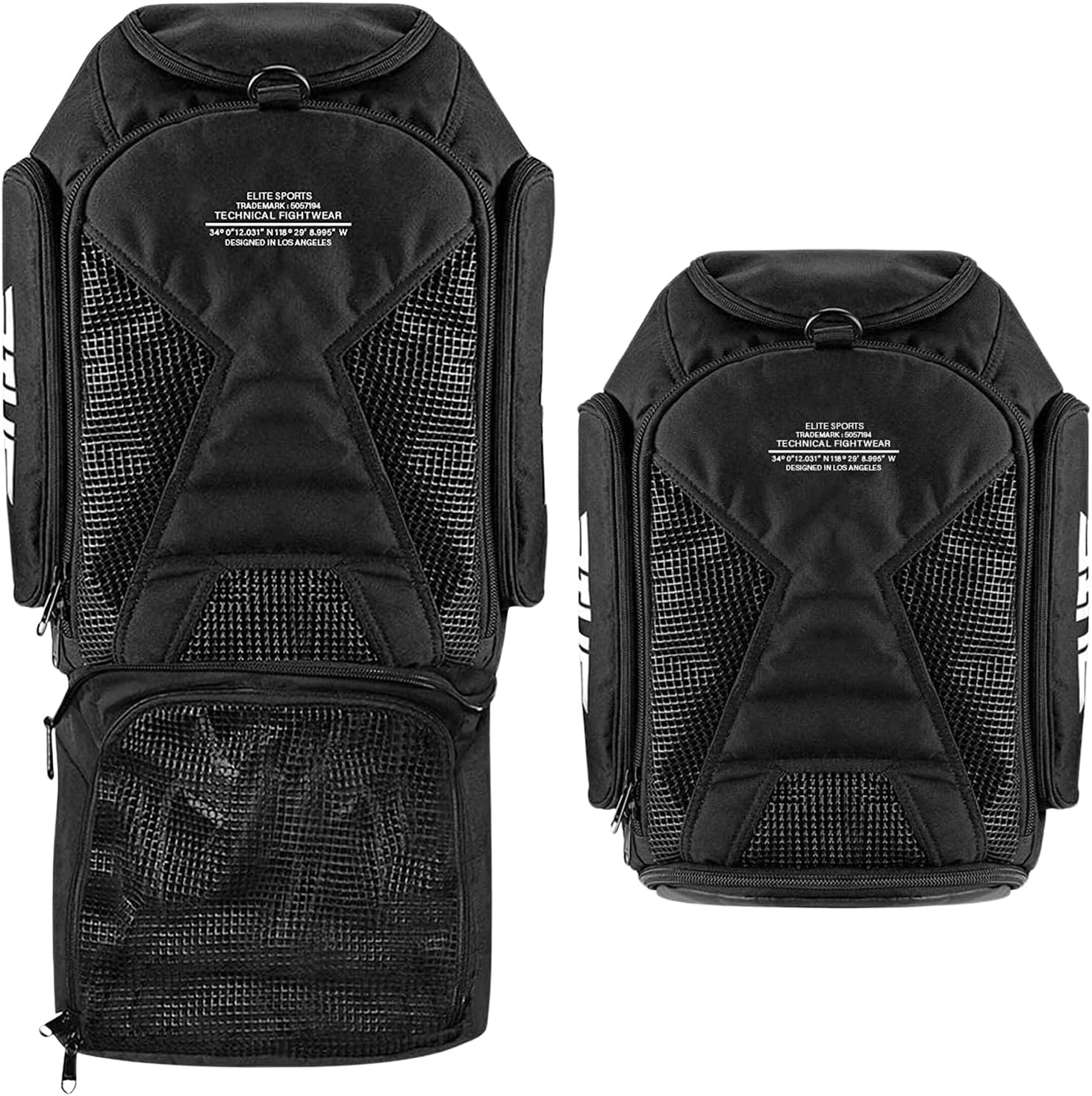 Elite Sports Expandable Gym Duffel - MMA & BJJ Essential