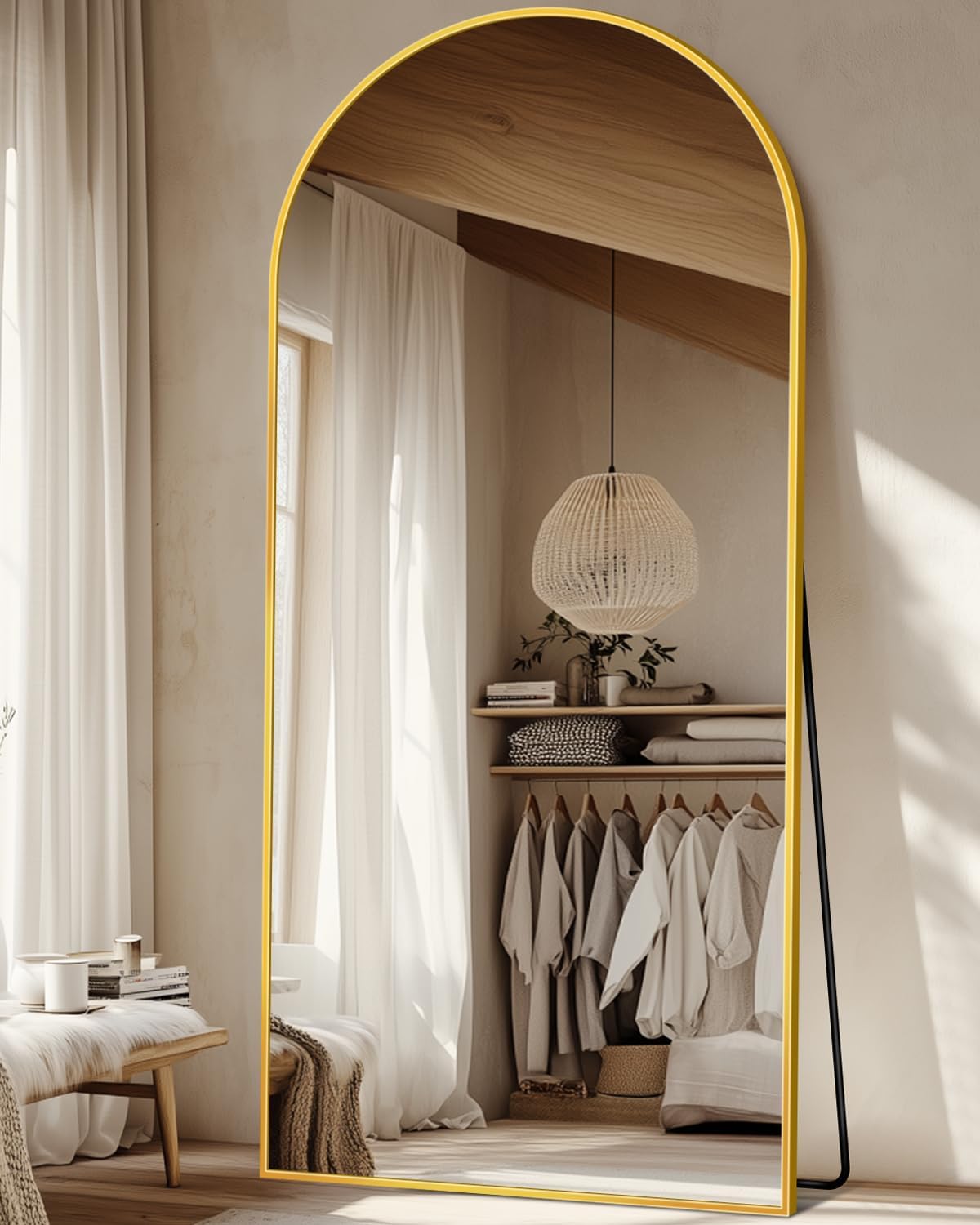Suidia Arched Full Length Mirror - Stylish and Functional Design