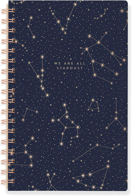 Fringe Spiral Notebook, 160 Lined Pages, Inspiring Star Art