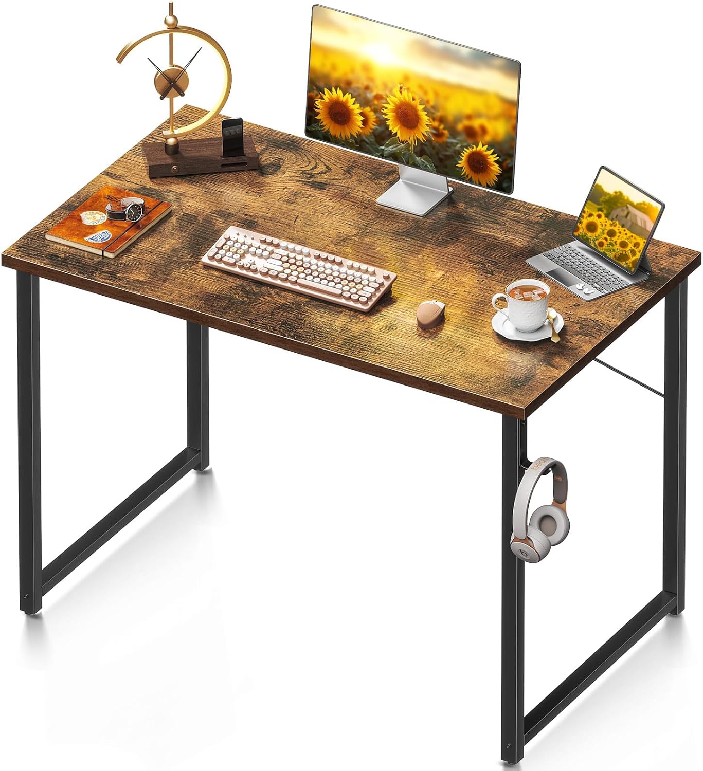 ODK 40 Inch Computer Desk for Home Office and Small Spaces