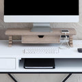 Anji Mountain Monitor Stand - Ergonomic Desktop Organizer for Better