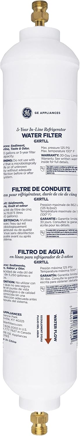 GE Appliances GXRTLL Inline Filtration System Water Filter Review