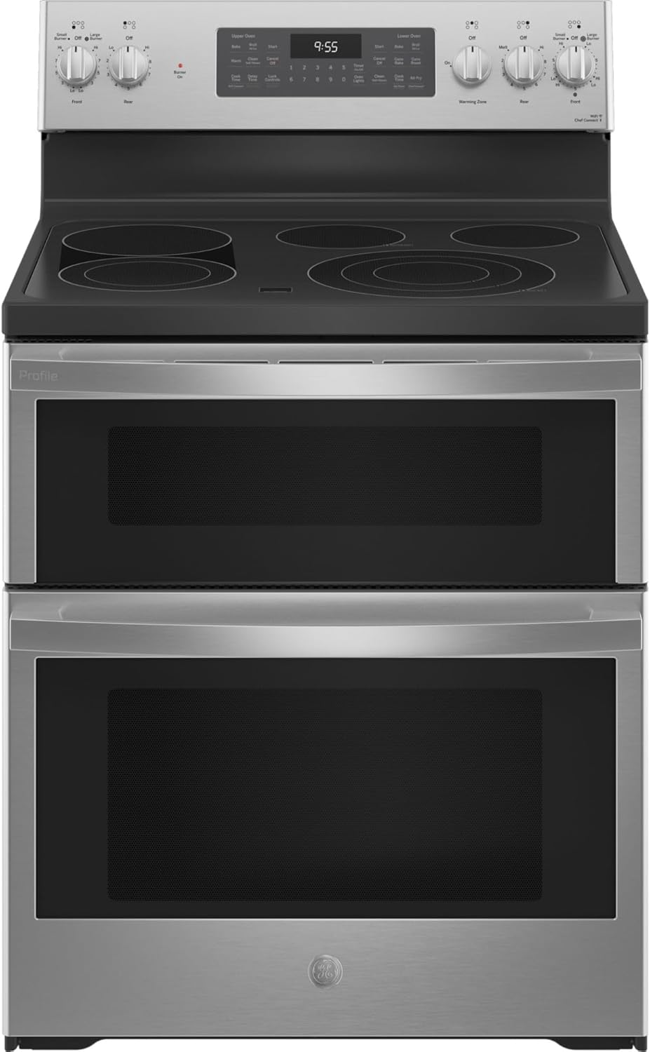 GE Profile 30 in. Smart Free-Standing Double Oven Electric Range
