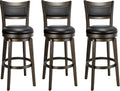 PrimeZone Swivel Bar Stools Set of 3 for Kitchen Island
