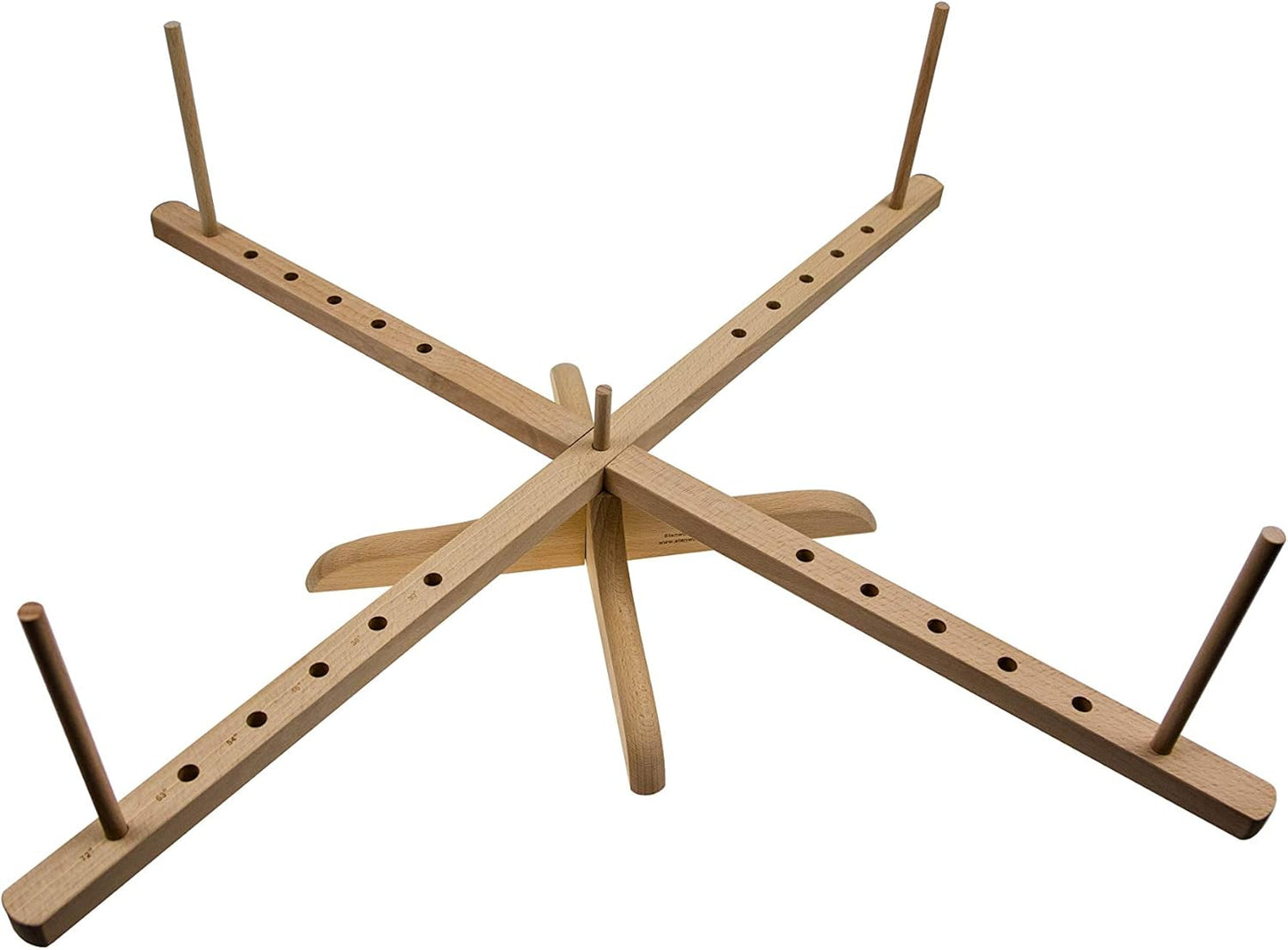 Stanwood Needlecraft Tabletop Amish Style Wooden Yarn Swift