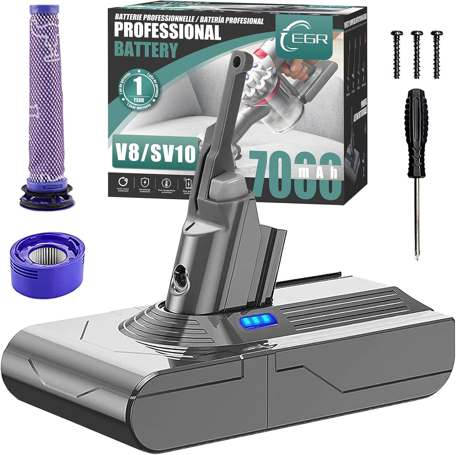 High-Capacity Dyson V8 Battery Replacement
