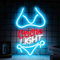 Bikini Crs LIGHT Neon Sign Wall Art - Bright USB LED Accent