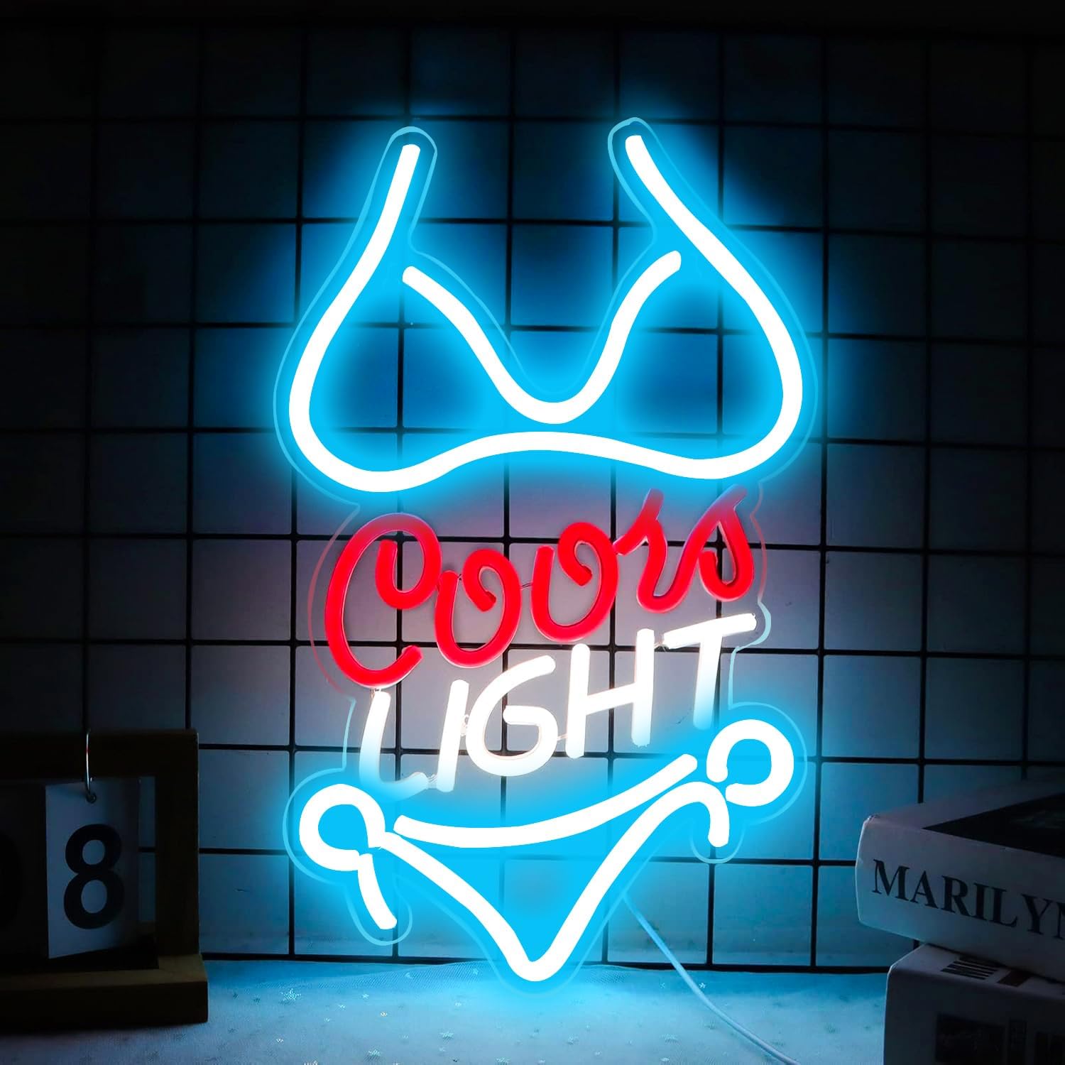 Bikini Crs LIGHT Neon Signs for Wall Decor and Business Use