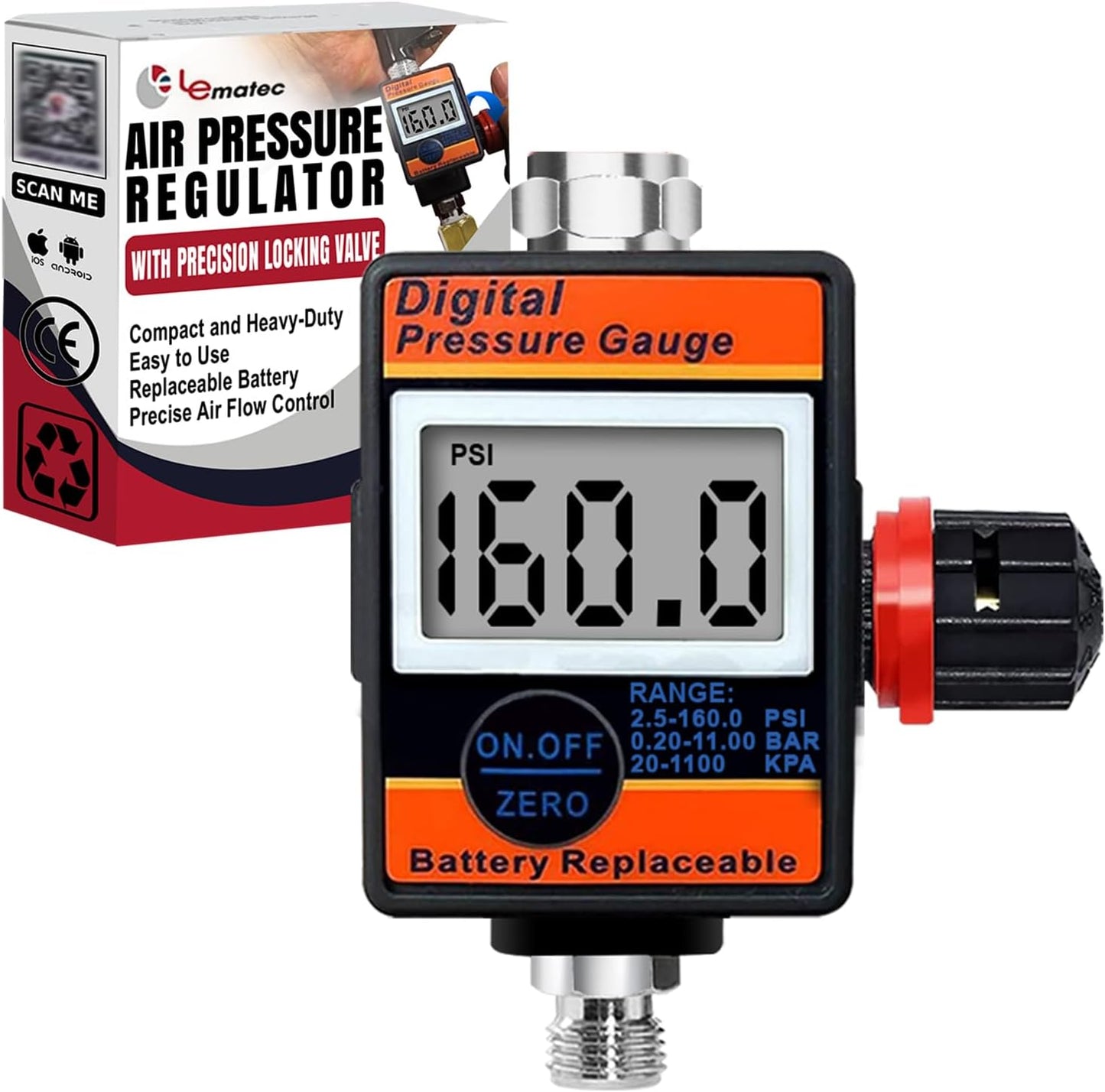 Digital Air Pressure Regulator for Accurate Control and Stability