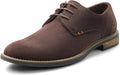 Bruno Marc Men's Urban Suede Leather Lace Up Oxfords - Comfortable
