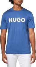 HUGO Mens Print Logo Short Sleeve T-Shirt - Crisp Casual Style