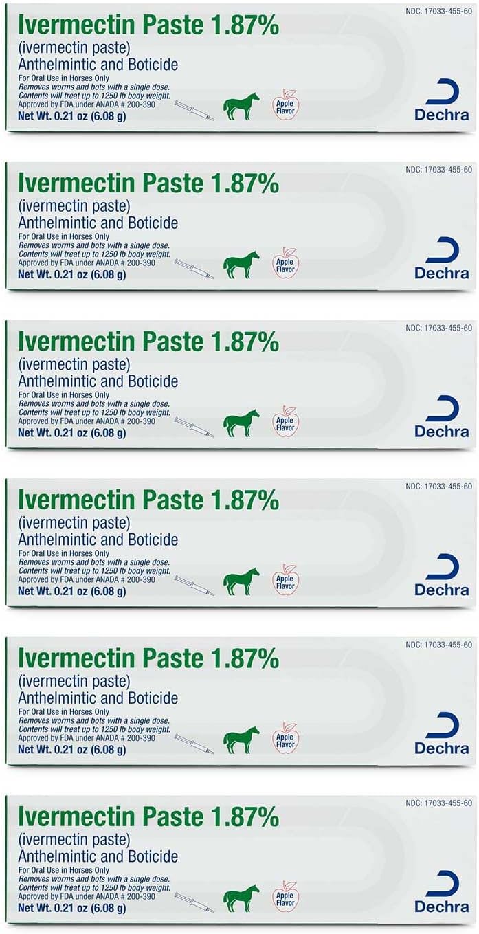 Powerful Ivermectin Paste 1.87% for Effective Horse Worming