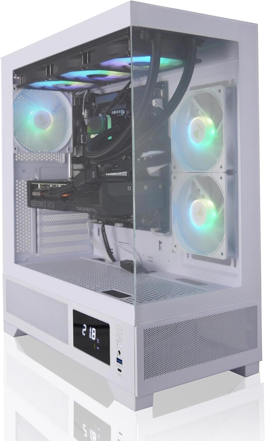AVGPC Whirlwind Gaming PC with Ryzen 7 9700X and RX 9070 XT