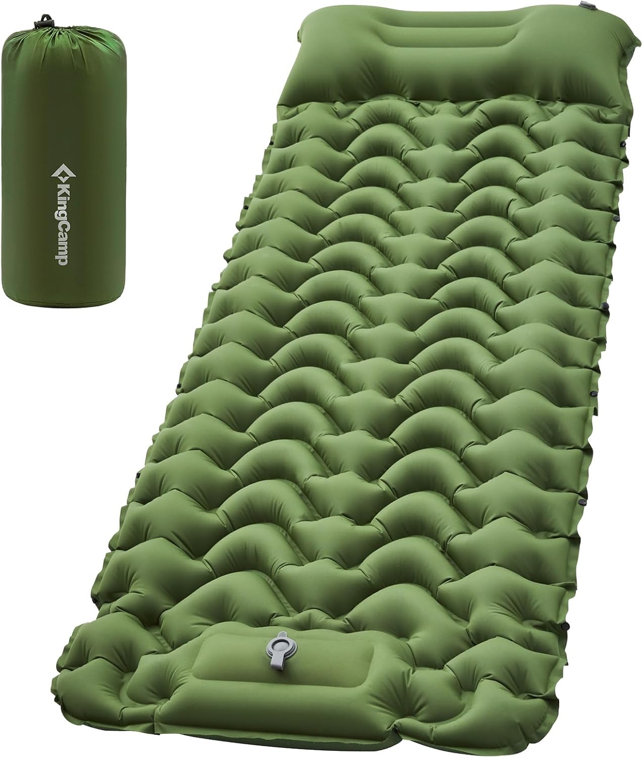 KingCamp Ultralight Inflatable Sleeping Pad for Camping Comfort