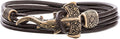Maori Leather Bracelet with Hammerhead Shark - Nautical Ocean