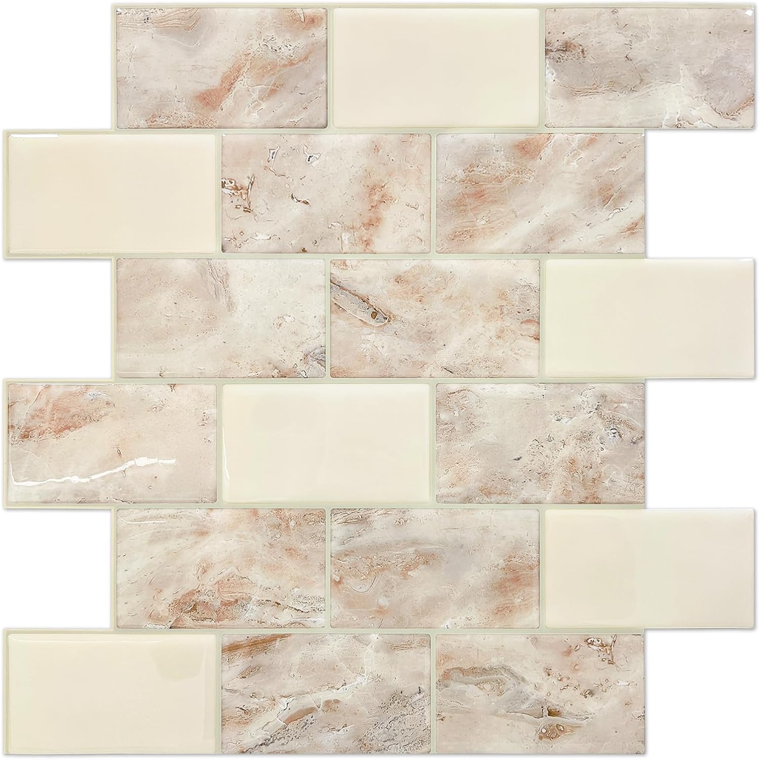 STICKGOO 10-Sheet Subway Tiles Peel and Stick Backsplash Review