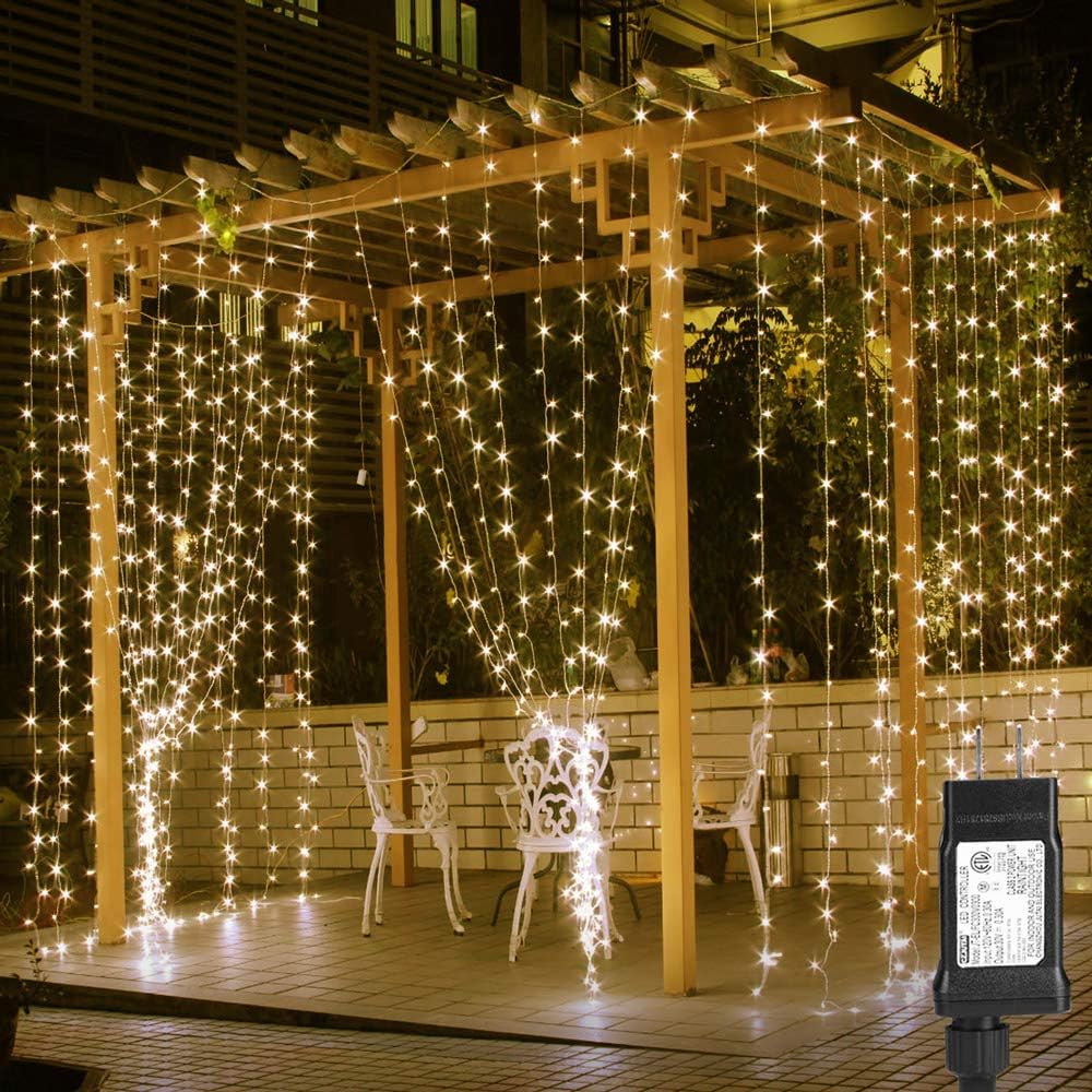 20x10 ft LED Curtain Lights - Perfect Wedding Backdrop!