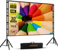 TOWOND 120-Inch Portable HD Projector Screen - Ultimate Outdoor Movie Magic!