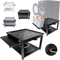 Washer and Dryer Pedestal 27in - Ergonomic 18in Height with Shelf