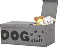 Dog Toy Storage Box 3-Grid Large Organizer - Keeps Supplies Tidy