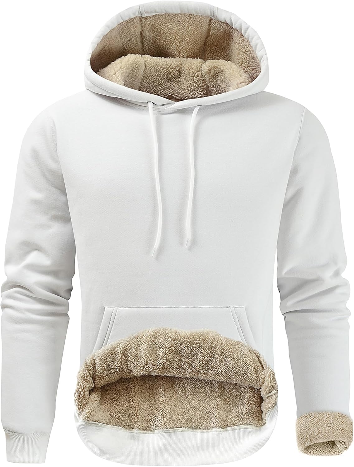 Gesean Men's Cotton Fleece Pullover Hoodie for Ultimate Comfort