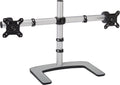 Dual Freestanding Horizontal Desk Monitor Mount - Dual 27in Support