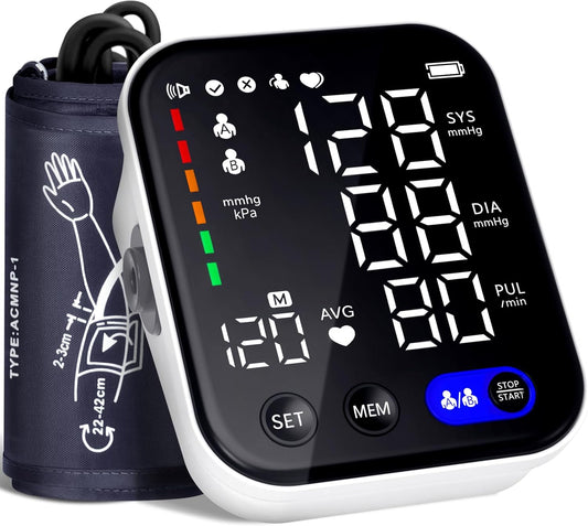 Rsorvia Arm BP Monitor: Voice Digital, Adjustable Cuff, 5 Screen, 2120 Memory