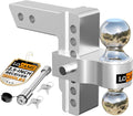 2-5/16in Ball Adjustable Trailer Hitch for 18,500 lb Towing