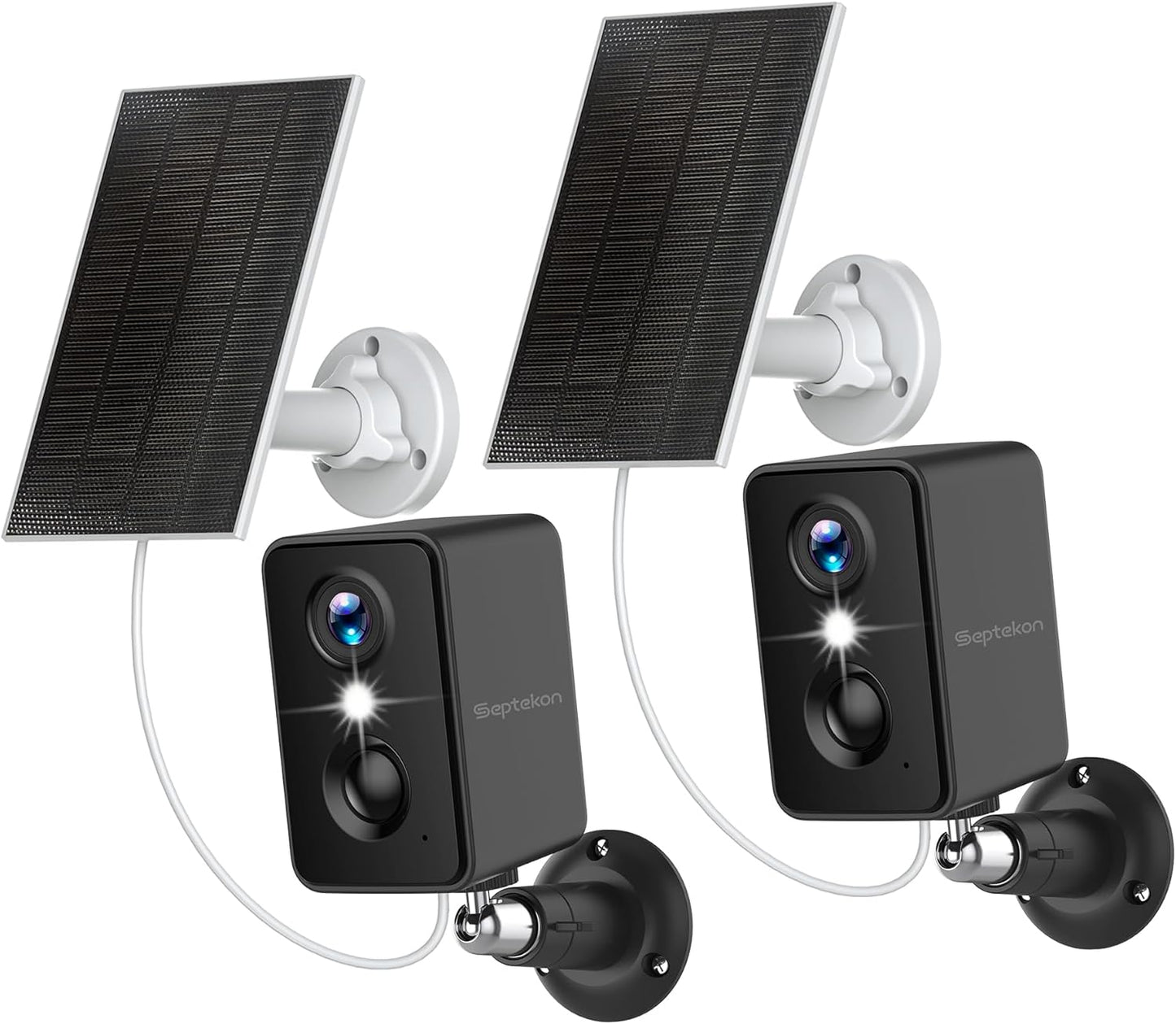 Septekon Solar Security Cameras - Max Protection!