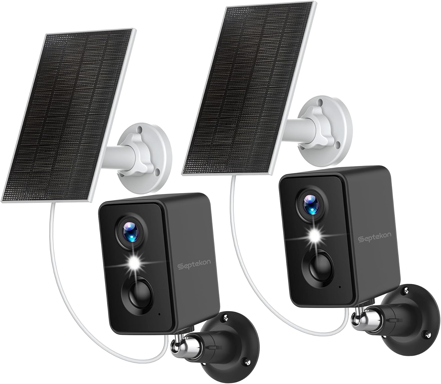Septekon Solar Security Cameras - Max Protection!