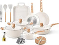 Pots and Pans Set - Caannasweis Granite Nonstick Cookware Set