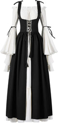 Renaissance Corset Dress Plus Size - Comfortable Medieval Chemise