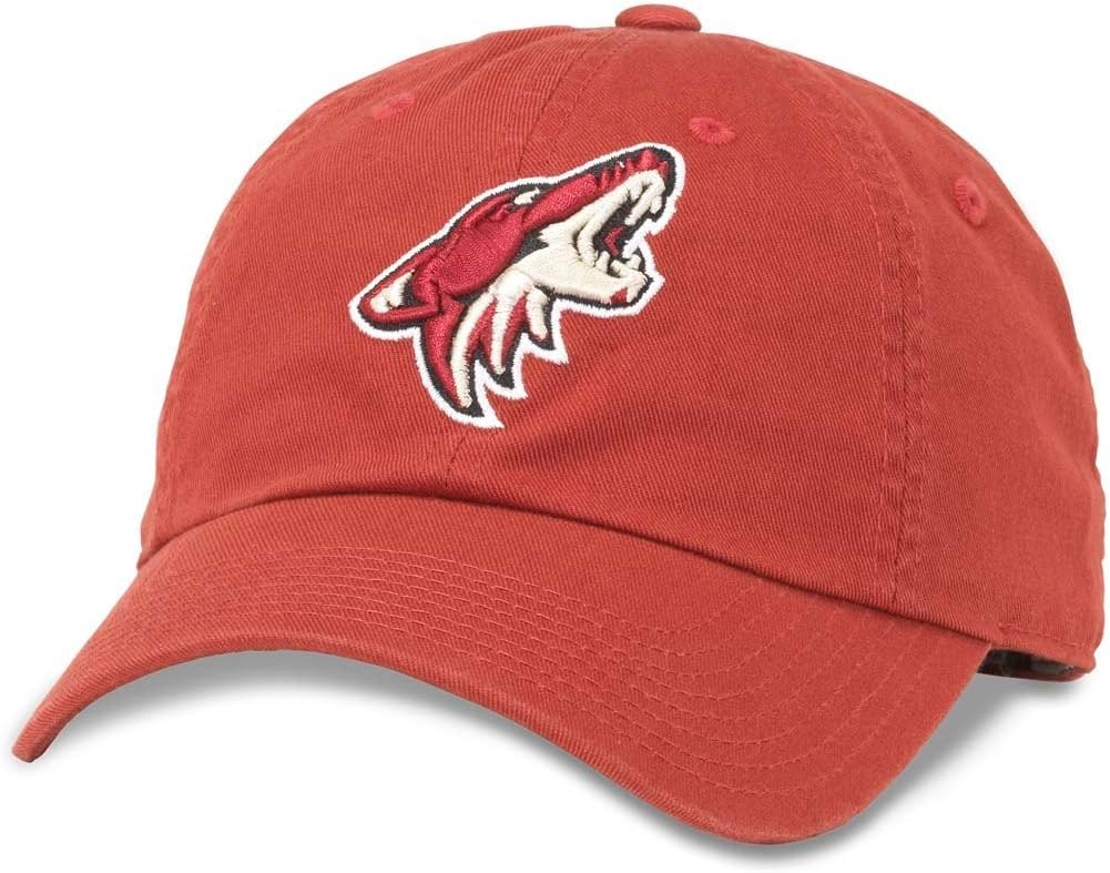 Unisex Blue Line NHL Team Baseball Hat for Coyotes Fans