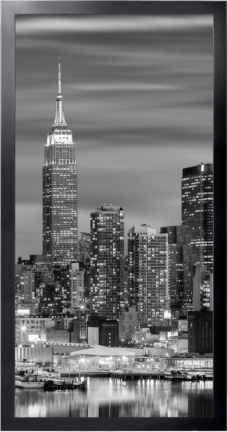 Giverny 20x40 Picture Frame Black for Wall Mounting Decor