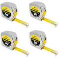 Stanley PowerLock Tape Measure 30-ft Pack of 4 - Reliable Measuring