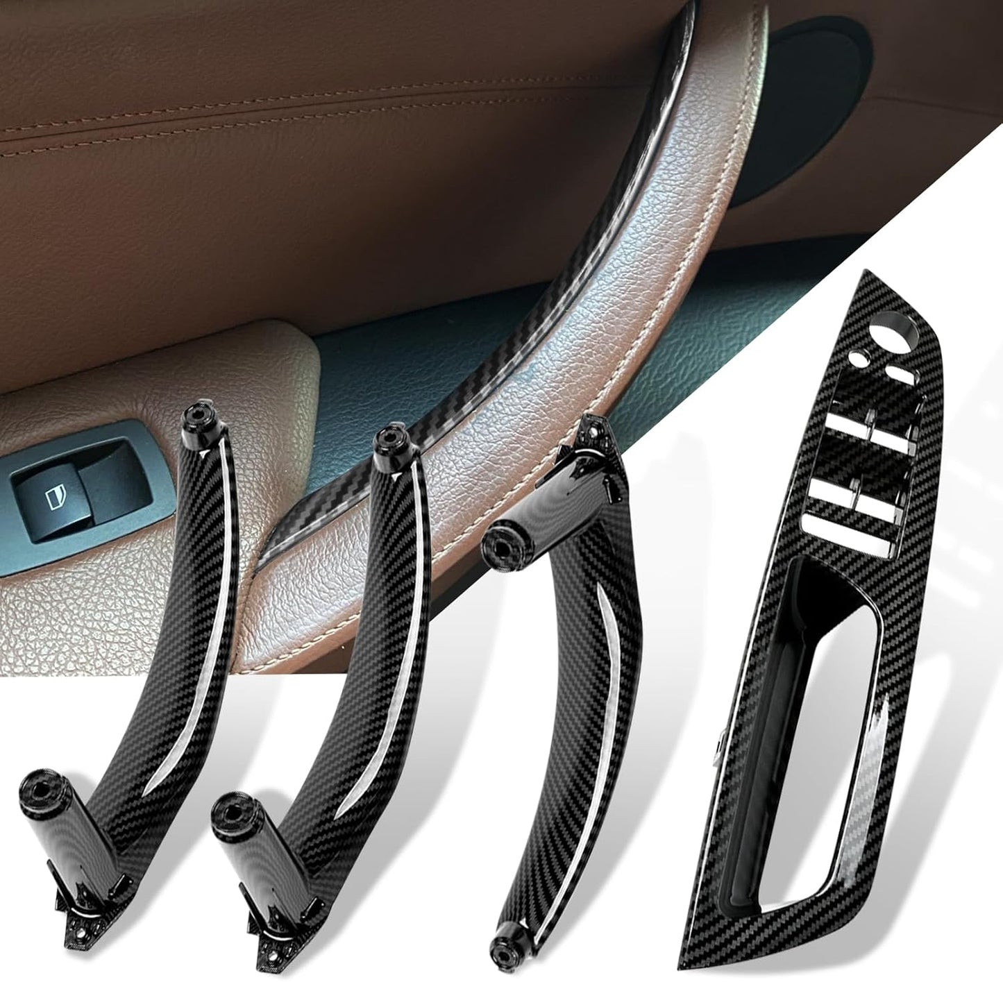 Jaronx Compatible BMW Door Handle Replacement for X5 X6 2008-2014