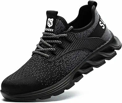 SUADEX Steel Toe Shoes for Men - Lightweight Safety Sneakers