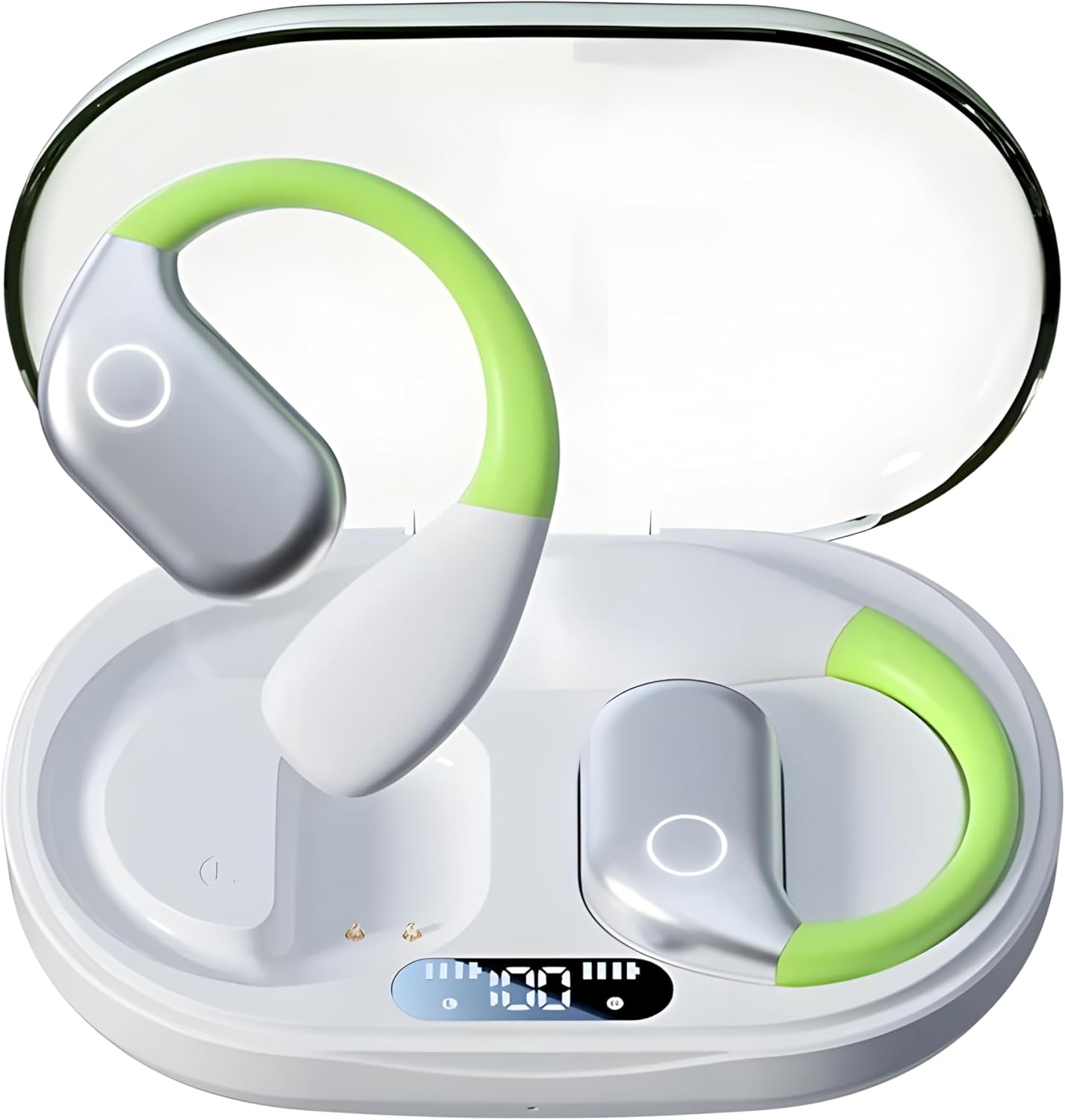 AI Translation Earbuds: 144 Languages, Wireless, White