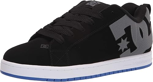 DC Men's Court Graffik Casual Low Top Skate Shoe for Comfort