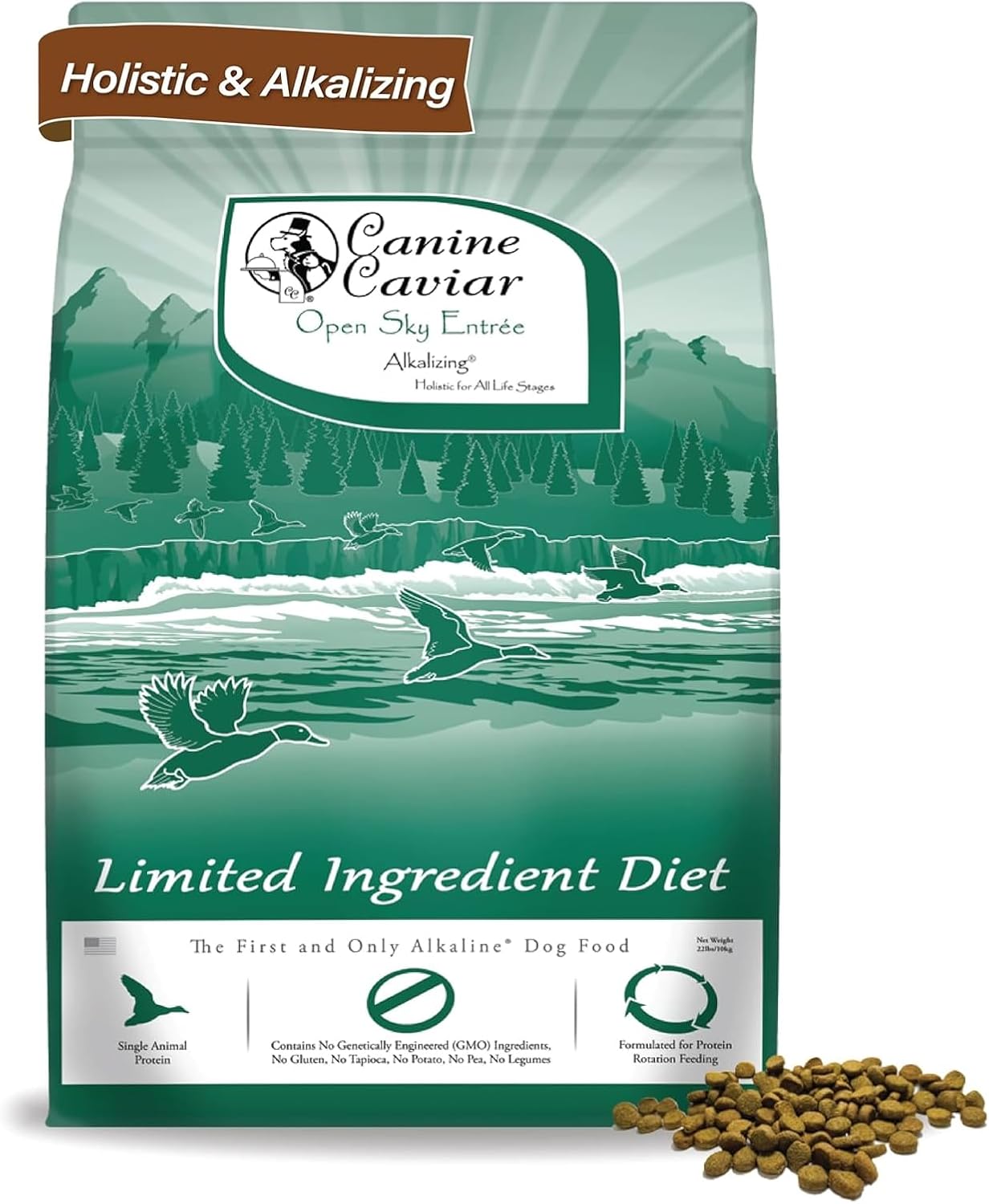 Canine Caviar Open Sky Duck & Teff Dry Dog Food for Health