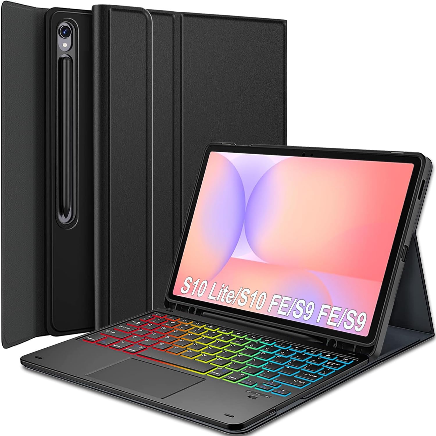 Touchpad Keyboard Case for Samsung Galaxy Tab S10 Lite & S9 FE