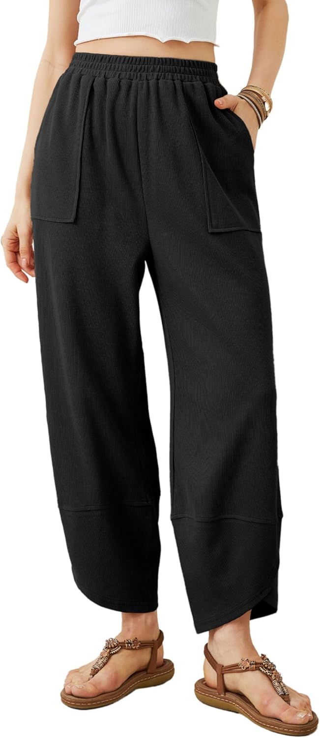 Xiaoxuemeng Womens Baggy Wide Leg Pants for Casual Comfort