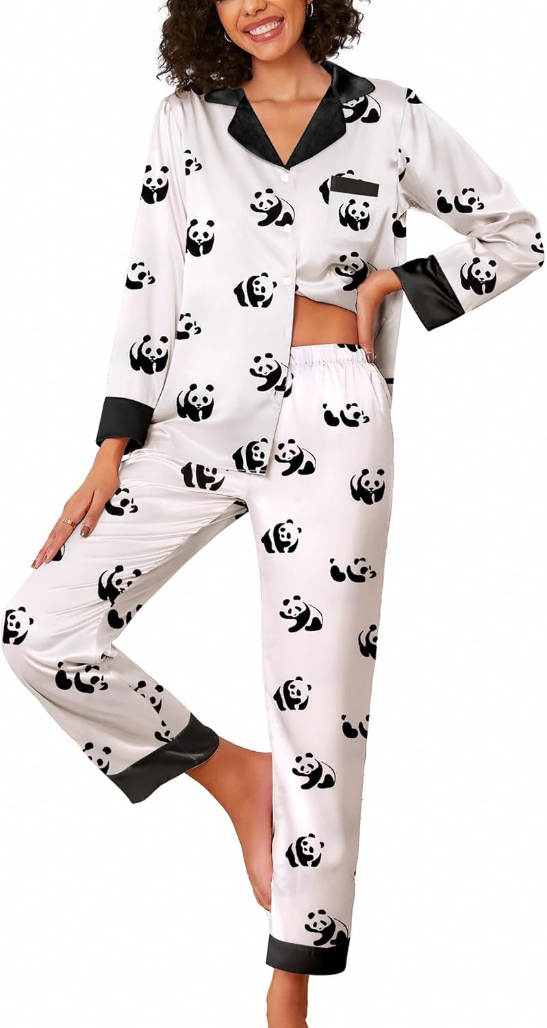 Ekouaer Silk Pajamas for Women: Stylish Satin Sleepwear Set